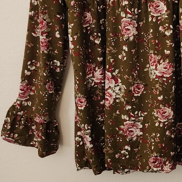 Ninexis Pullover Floral Top Sz XL - Picture 4 of 5